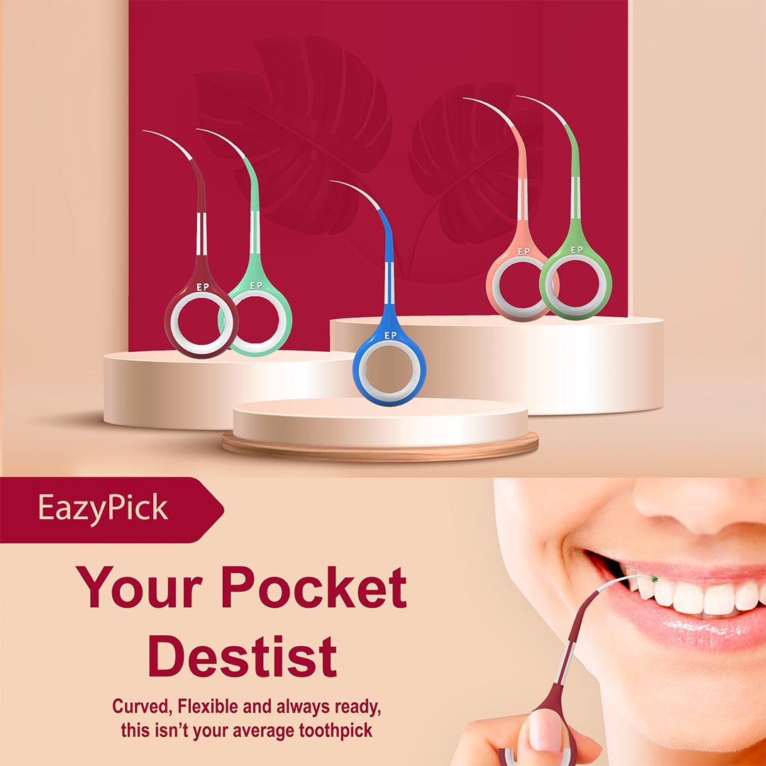 Combo - My1Brush (3 Sided Toothbrush) + Eazypick (Toothpicks)
