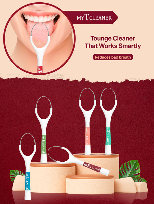 Smart stainless steel tongue cleaner for adults – eco-friendly design