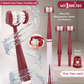 My1Brush - 3 Sided Manual Toothbrush | Soft Bristles | 1 Year pack with 2 replaceable heads