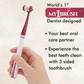 My1Brush - 3 Sided Manual Toothbrush | Soft Bristles | 1 Year pack with 2 replaceable heads