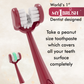 My1Brush - 3 Sided Manual Toothbrush | Soft Bristles | 1 Year pack with 2 replaceable heads