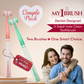 My1Brush - Couple Pack | Innovative 3 Sided Insta Clean Manual Soft Bristle Toothbrush