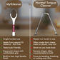 Combo - My1Brush (3 Sided Manual Toothbrush + MyTCleaner ( Tongue Cleaner)