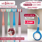 My1Brush Family Pack (4 Ultra Soft Bristle Brushes) + Free EazyPick (Pack of 5) | Super Saver Pack