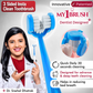 Combo - My1Brush (3 Sided Manual Ultra Soft Bristle Toothbrush + MyTCleaner ( Tongue Cleaner)