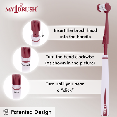 My1Brush Replacement Heads (Pack of 2)
