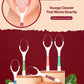 Smart stainless steel tongue cleaner for adults – eco-friendly design