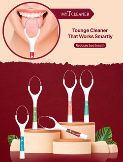 Smart stainless steel tongue cleaner for adults – eco-friendly design